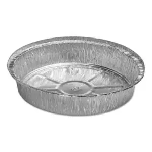 Round; Aluminum; Takeout; Take-Out; Pie Tins; Tins; Breakrooms; Kitchens; Packages; Restaurants; To-Gos