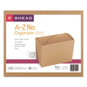 A-Z Index; Accordion File; Accordion Files; Expanding File; Expanding Files; Files; Recycled Product; Recycled Products; SMEAD; Sleeves; Pockets; Accordion; Filing; Gussets