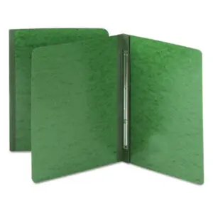 11 x 8-1/2 Sheet Size; Cover; Folder; Green; Portfolio; Portfolios; Pressboard Report Covers; Prong Fastener; Prong Fasteners; Recycled Product; Recycled Products; Report; Report Cover; Report Covers; Side Opening; SMEAD; Sleeves; Sheaths; Covering; Jacket; Briefs; Handouts; Proposals; Documents; Resumes; Presentations