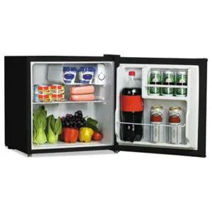 Cube; Mini; Mini-Fridge; Miniature; Chillers; Iceboxes; Fridges; Cold-Boxes; Kitchens; Appliances; Breakrooms; Lounges; Students; Dorm Rooms; Furnishings
