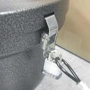 Trash Cans; Waste Containers; Garbage; Garbage Cans; Security; Bolts; Latches; Parts; Safety; Building