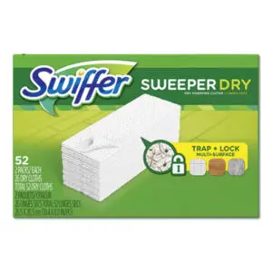 Disposable; Dry Cloth; Swiffer; White; Sponges; Swabs; Cloths; Towelettes; Drying Materials; Jan/San; Janitorial; Maintenance; Cleaning