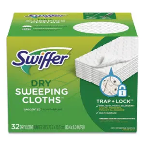 Disposable; Dry Cloth; Swiffer; Floor Cleaner; Floor Cleaning; Sweeping; Sweepers; Sponges; Swabs; Cloths; Towelettes; Drying Materials; Jan/San; Janitorial; Maintenance; Cleaning