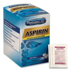 ACME UNITED; Aspirin; First Aid Kit Refills; Medicine; Pain Relievers; Pills; First-Aid; Medical; Drugs; Pharmaceuticals; Remedies; Doctors; Nurses