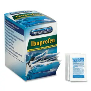 First Aid Kit Refills; Ibuprofen; Medicine; Pain Relievers; Pills; First-Aid; Medical; Drugs; Pharmaceuticals; Remedies; Doctors; Nurses