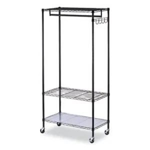 Alera; Wire Shelving; Garment Rack; Coat Rack; Clothes Rack; Clothes Rod; Clothes Hanger; Clothes Racks