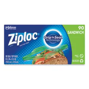 Sandwich Bag; Bag; Bags; Cafeteria; Food & Beverage; Food & Beverage Supplies; Food Storage; Food Storage Bag; Kitchen Supplies; Ziplock; Lunchroom; Storage; Sacks; To-Go; Containers; Totes; Take-Out; Carry