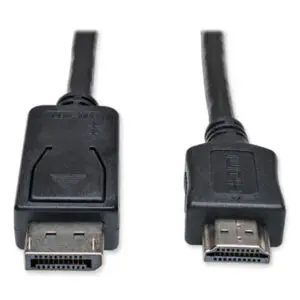 Cable; Tripp Lite; Displayport; HDMI; Adapter; Connectivity; Connections; Computers; Peripherals; Lines; Cords