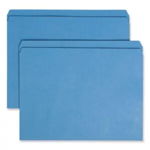 Double-Ply Tab; File Folder; File Folders; Letter Size; Recycled Product; SMEAD; Straight Cut; Top Tab; Sleeves; Sheaths; Shells; Ordering; Storage; Files