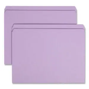 Double-Ply Tab; File Folder; File Folders; Letter Size; Recycled Product; SMEAD; Straight Cut; Top Tab; Sleeves; Sheaths; Shells; Ordering; Storage; Files