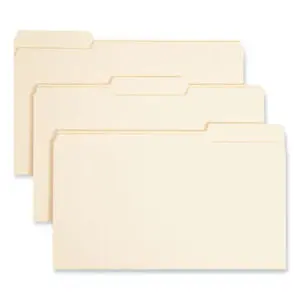 1/3 Cut Tabs; 3/4" Expansion; File Folders; Interior; Interior File Folder; Legal; Manila; Recycled; Recycled Product; SMEAD; Manilla; Sleeves; Sheaths; Shells; Ordering; Storage; Files