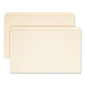 File Folder; File Folders; Legal; Manila; Recycled Product; Single-Ply Top; SMEAD; Straight Cut Tab; Manilla; Sleeves; Sheaths; Shells; Ordering; Storage; Files