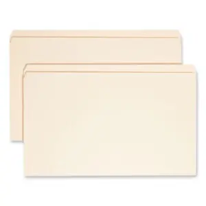 Assorted Positions; Double-Ply Top; File Folder; File Folders; Legal; Manila; Recycled Product; SMEAD; Straight Cut Tab; Manilla; Sleeves; Sheaths; Shells; Ordering; Storage; Files