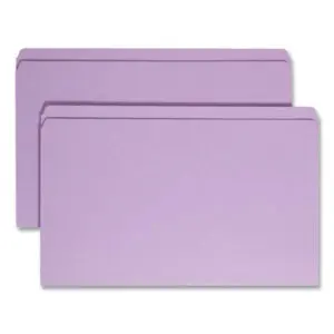 Double-Ply Tab; File Folder; File Folders; Legal Size; Recycled Product; SMEAD; Straight Cut; Top Tab; Sleeves; Sheaths; Shells; Ordering; Storage; Files