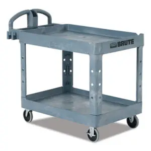 Utility Cart; Maintenance Cart; Industrial Cart; Rubbermaid Commercial; Carts & Stands; Carts-Shelf Cart; Worksurfaces; Pedestals; Platforms; Dollies; Trolleys; Furniture