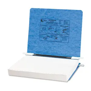 11 x 8-1/2; ACCO; Binders; Data; Data Binder; Hanging Data; Light Blue; Post Binder; Pressboard Data Binder; Printout; Recycled Product; Recycled Products; Notebooks; Rings; Portfolios; Loose-Leaf; Schools; Education; Classrooms