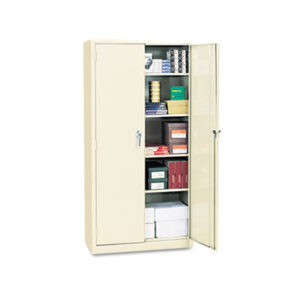 72" High; Cabinet; Cabinets; Easy-to-Assemble; Furniture; Putty; Steel; Storage; Storage Cabinets; Supply/Utility; Compartments; Closets; Repositories; Depositories; Receptacles; Cubbies; Alera