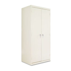 78" High; Cabinet; Cabinets; Easy-to-Assemble; Furniture; Putty; Steel; Storage; Storage Cabinets; Supply/Utility; Compartments; Closets; Repositories; Depositories; Receptacles; Cubbies; Alera