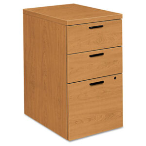 Office Furniture; 10500 Series; File Cabinet; Files; Furniture; Harvest; Medium Oak; Oak; Mobile; Pedestal; Wood; Wood Furniture; Wood Office Furniture; Filing; Systems; Receptacles; Organization; Laminate; Storage; Office Suites; HON