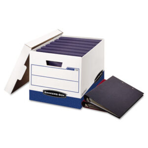 BANKERS BOX; BinderBox; FELLOWES; Storage Box; Storage File Boxes; Containers; Cartons; Cases; Crates; Storage Boxes