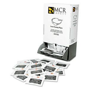 (CRWLCT)CRW LCT – Lens Cleaning Towelettes, 100/Box by MCR SAFETY (100/BX)