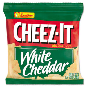 (KEB12653)KEB 12653 – Cheez-It Crackers, 1.5 oz Single-Serving Snack Bags, White Cheddar, 8/Box by KELLOGG&apos;S (8/BX)