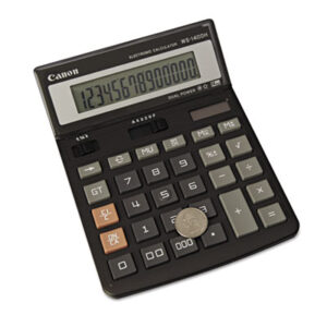 Calculator; Calculators; CANON; Minidesk; Solar; WS1400H; Mathematics; Science; Accounting; Calculation; Bookkeeping; Schools; Education