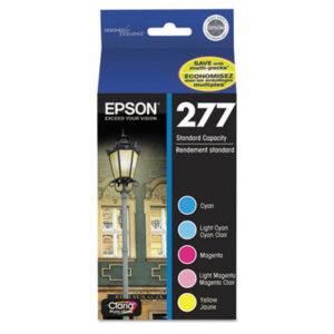 (EPST277920S)EPS T277920S – T277920-S (277) Claria Ink, 360 Page-Yield, Cyan/Light Cyan/Light Magenta/Magenta/Yellow by EPSON AMERICA, INC. (/)