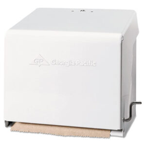 (GPC56201)GPC 56201 – Mark II Crank Roll Towel Dispenser, 10.75 x 8.5 x 10.6, White by GEORGIA PACIFIC (1/EA)