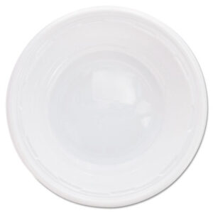 (DCC5BWWF)DCC 5BWWF – Plastic Bowls, 5 to 6 oz, White, 125/Pack, 8 Packs/Carton by DART (1000/CT)