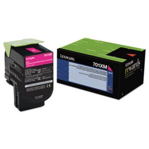 (LEX70C1XM0)LEX 70C1XM0 – 70C1XM0 Return Program Extra High-Yield Toner, 4,000 Page-Yield, Magenta by LEXMARK INT&apos;L, INC. (1/EA)