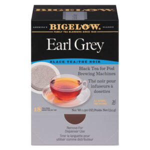 (BTC008906)BTC 008906 – Earl Grey Black Tea Pods, 1.90 oz, 18/Box by BIGELOW TEA CO. (18/BX)