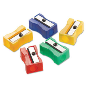(ACM15993)ACM 15993 – One-Hole Manual Pencil Sharpeners, 4 x 2 x 1, Assorted Colors, 24/Pack by ACME UNITED CORPORATION (24/PK)