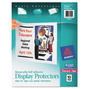 AVERY; Clear; Display; Holder; Letter Size; Pocket; Pockets; Polypropylene; Sheet Protectors; Top Loading; Sleeves; Transparent; Sheaths; Storage; Filing; Protection