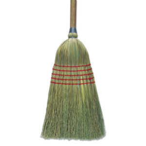 Corn/Fiber; Maid Broom; Wood Handle; Cleaning; Sweeping; Broom; Floors