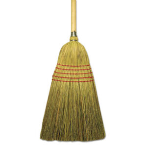 Corn/Fiber Lobby Brooms; Janitorial; Cleaning; Maintenance; Sweeping; Clean-Up; Floors