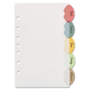 AVERY; Dividers; Indexes; Insertable Tab Index Dividers; Style Edge Insertable Reference Dividers; Tab Dividers; 5-Tab; Recordkeeping; Filing; Systems; Cataloging; Classification