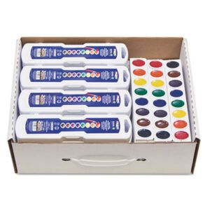(DIX08020)DIX 08020 – Professional Watercolor Master Pack: 24 Eight-Color Palette Sets and 12 Eight-Color Refill Strips, Assorted Colors by DIXON TICONDEROGA CO. (36/PK)