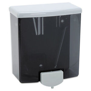 (BOB40)BOB 40 – ClassicSeries Surface-Mounted Liquid Soap Dispenser, 40 oz, 5.81 x 3.31 x 6.88, Black/Gray by BOBRICK WASHROOM (1/EA)