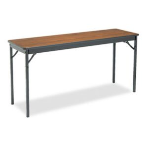 BARRICKS; Folding; Folding Table; Folding Tables; Rectangular; Special Size Folding Table; Special Size Tables; Steel; Tables; Walnut Top; Worksurfaces; Boards; Planks; Mesas; Furniture