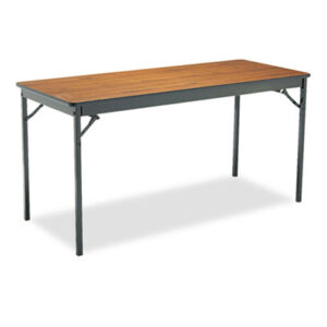 BARRICKS; Folding; Folding Table; Folding Tables; Rectangular; Special Size Folding Table; Special Size Tables; Steel; Tables; Walnut Top; Worksurfaces; Boards; Planks; Mesas; Furniture