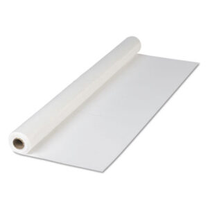 (HFM114000)HFM 114000 – Plastic Roll Tablecover, 40" x 300 ft, White by HOFFMASTER (1/CT)