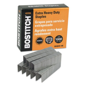 Heavy-Duty; Heavy-Duty Staples; STANLEY BOSTITCH; Staples; Two-Prong; Fasteners; Joiners; Binding; Attachments; Documents; Desktop