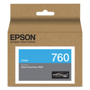 (EPST760220)EPS T760220 – T760220 (760) UltraChrome HD Ink, Cyan by EPSON AMERICA, INC. (/)
