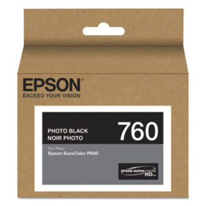 (EPST760120)EPS T760120 – T760120 (760) UltraChrome HD Ink, Photo Black by EPSON AMERICA, INC. (/)