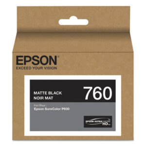 (EPST760820)EPS T760820 – T760820 (760) UltraChrome HD Ink, Matte Black by EPSON AMERICA, INC. (/)