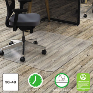 chairmat; chair mat; mat chair; chair mats; floormat; floor mat; desk mat; chair matt; chairmats; desk mats; plastic mats; chair floor mat; chair floor mats; chair mat office; desk chair mat; floor chair mat; floor chair mats; floor mat chair; mat for office chair; office chair mat; carpet chair mat; chair carpet mat; chair pad; office floor protector; office chair floor protector; chair runner; carpet protector; carpet mat; vinyl mat; computer mat; rug protector; no crack mat; workstation mat; office mat; home office mat; Deflecto; low chemical emissions; greenguard gold certified; Polycarbonate; clear; 36 x 48; rectangle