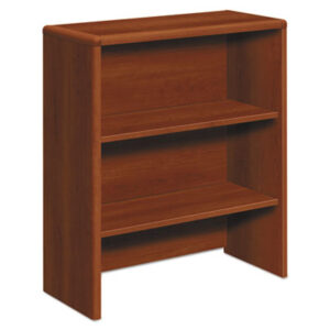 Office Furniture; 10700 Waterfall Edge Series; Bookcase; Bookcase Hutch; Cabinet; Furniture; Cognac; Office Suites; Wood; Wood Furniture; Wood Office Furniture; Stack-Ons; Sideboards; Workspaces; Offices; Laminate; Hutch; Books; Book Shelf; Lateral File; Storage Cabinet; Racks; Ledges; Trestles; HON