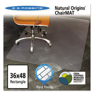 Chairmat; Chair Mat; Floormat; Floor Mat; Desk Mat; Floor Protector; ES Robbins®; Mat; Natural Origins™; USDA Preferred; Biobased; Hard Floors