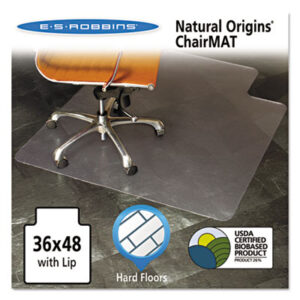 Chairmat; Chair Mat; Floormat; Floor Mat; Desk Mat; Floor Protector; ES Robbins®; Mat; Natural Origins™; USDA Preferred; Biobased; Hard Floors